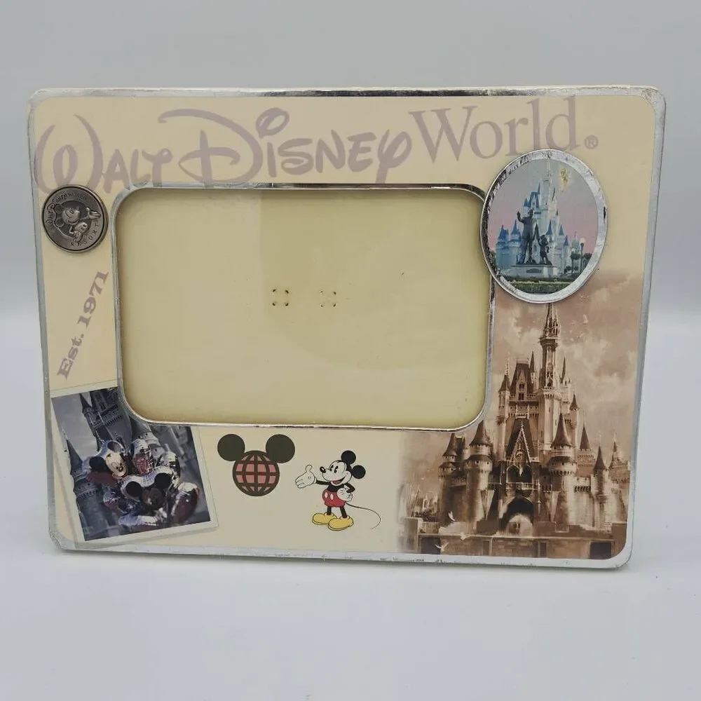 Vintage Mickey Mouse magical kingdom frame